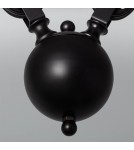 Pendant lamps - Abruzzo Retro Black 90cm Monte 3xE27 Pendant Lamp ABR-LWR-3XE27 - product 5