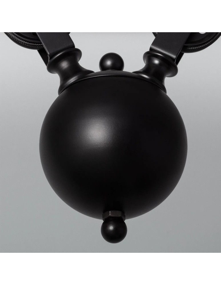 Pendant lamps - Abruzzo Retro Black 90cm Monte 3xE27 Pendant Lamp ABR-LWR-3XE27 - product kolory-swiatla.pl 5