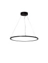 Abruzzo Office Pendant Lamp Circular LED Panel 36W Black Frame Office 60cm ABR-LWBO-36W-3000K