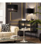 Pendant lamps - Abruzzo Black Velvet Pendant Lamp 40cm Fonte E27 ABR-LWAF-E27 - product 4