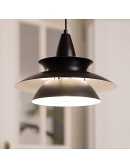 Abruzzo Lampa Wisząca czarna Luppo E27 ABR-LWBL-E27 - produkt 2