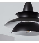 Abruzzo Lampa Wisząca czarna Luppo E27 ABR-LWBL-E27