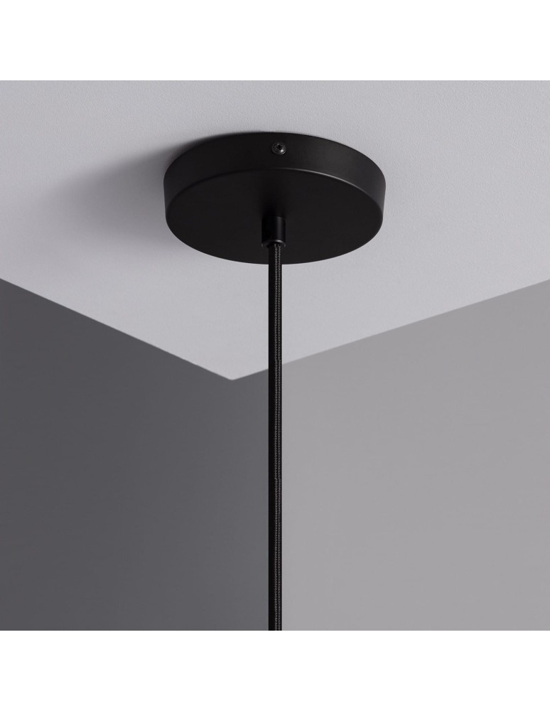 Abruzzo Lampa Wisząca czarna Luppo E27 ABR-LWBL-E27