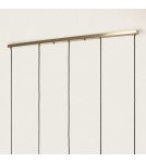 Abruzzo Lampa Wisząca szklane Kule Złota 130cm Dante 5xE27 ABR-LWD-5XE27