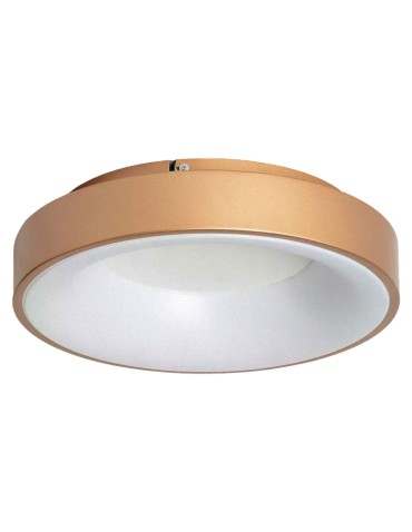 Abruzzo Plafon LED Złoty okrągły 40cm 25W CCT 3000-5700k Giovani ABR-PLOGZ-25W
