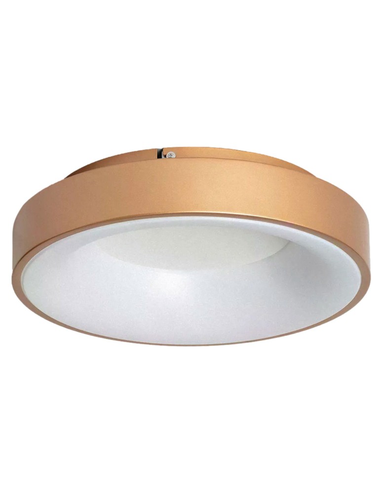 Abruzzo Plafon LED Złoty okrągły 40cm 25W CCT 3000-5700k Giovani ABR-PLOGZ-25W