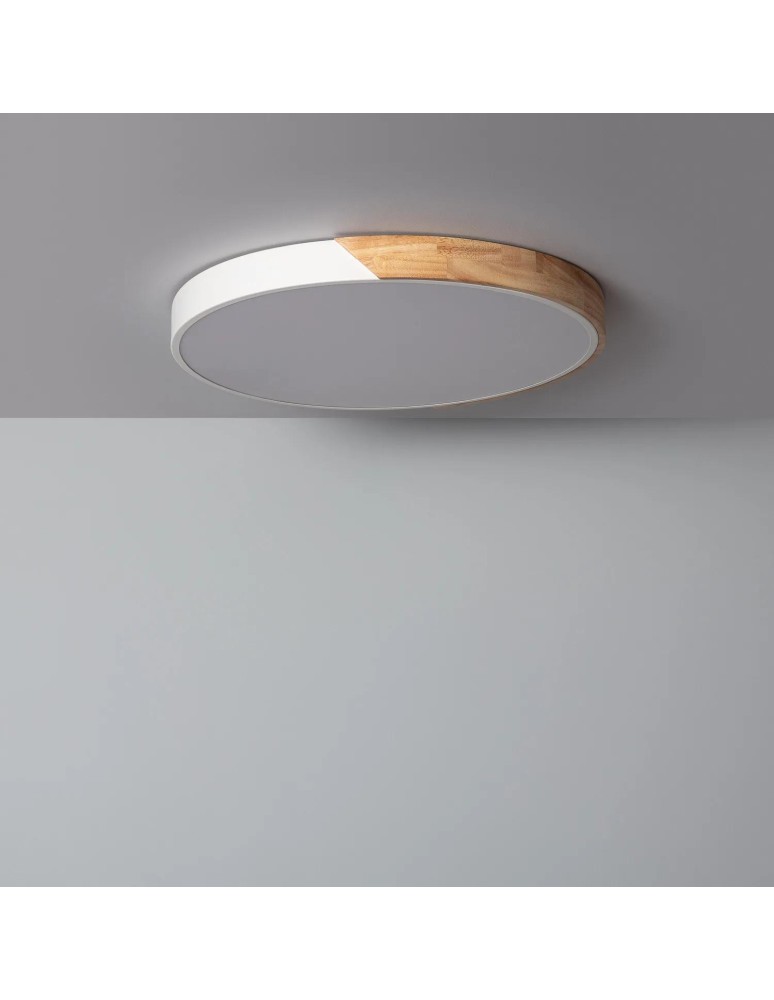 Abruzzo Plafon LED CCT Biały okrągły 36W 50cm 3000-5700k Lagio ABR-PLOL-B-40W