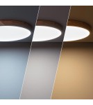 Abruzzo Plafon LED CCT Biały okrągły 36W 50cm 3000-5700k Lagio ABR-PLOL-B-40W