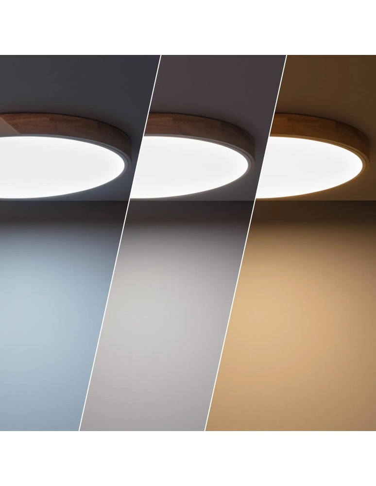 Abruzzo Plafon LED CCT Biały okrągły 36W 50cm 3000-5700k Lagio ABR-PLOL-B-40W