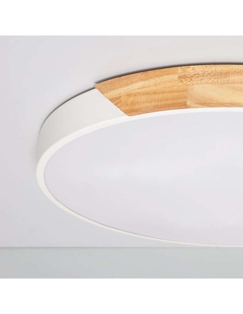 Abruzzo Plafon LED CCT Biały okrągły 36W 50cm 3000-5700k Lagio ABR-PLOL-B-40W