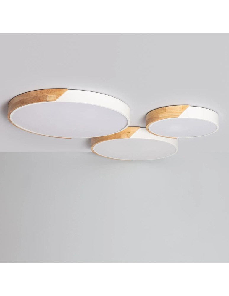 Abruzzo Plafon LED CCT Biały okrągły 36W 50cm 3000-5700k Lagio ABR-PLOL-B-40W