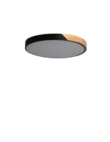 Abruzzo CCT LED Plafond Black Round 36W 50cm 3000-5700k Lagio ABR-PLOG-C-40W
