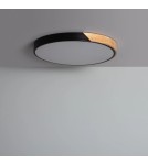 Abruzzo Plafon LED CCT Czarny okrągły 36W 50cm 3000-5700k Lagio ABR-PLOG-C-40W