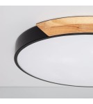 Abruzzo Plafon LED CCT Czarny okrągły 36W 50cm 3000-5700k Lagio ABR-PLOG-C-40W