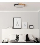 Abruzzo Plafon LED CCT Czarny okrągły 36W 50cm 3000-5700k Lagio ABR-PLOG-C-40W