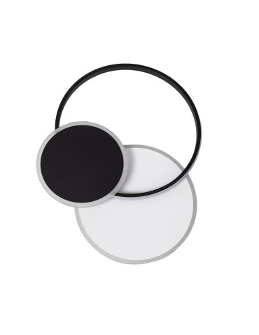 Abruzzo Modern LED Plafond 27W Black/White Wheel 3000K Pirlo ABR-PL0X-27W-NW