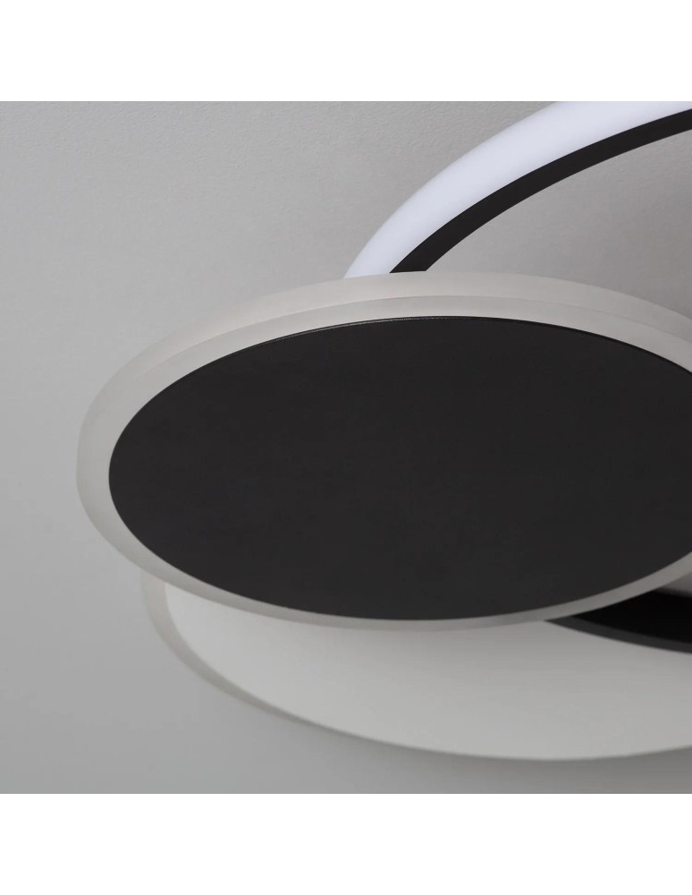 Ceiling lamps - Abruzzo Modern LED Plafond 27W Black/White Wheel 3000K Pirlo ABR-PL0X-27W-NW - product kolory-swiatla.pl 4