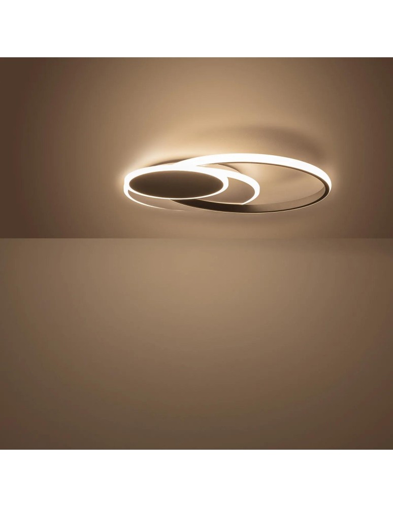 Ceiling lamps - Abruzzo Modern LED Plafond 27W Black/White Wheel 3000K Pirlo ABR-PL0X-27W-NW - product kolory-swiatla.pl 6