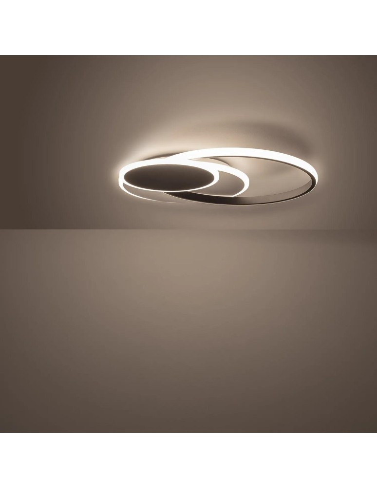 Ceiling lamps - Abruzzo Modern LED Plafond 27W Black/White Wheel 3000K Pirlo ABR-PL0X-27W-NW - product kolory-swiatla.pl 7