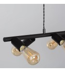 Pendant lamps - Abruzzo Retro Black Pendant Lamp 100cm 8xE27 Nadi ABR-RRN-8XE27 - product 5