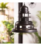 Pendant lamps - Abruzzo Retro Industrial Pendant Lamp Black 30cm E27 Gobo ABR-RRG-E27 - product 6