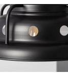 Pendant lamps - Abruzzo Retro Industrial Pendant Lamp Black 30cm E27 Gobo ABR-RRG-E27 - product 8