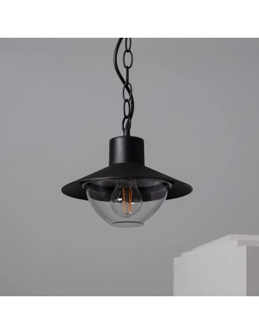 Abruzzo Lampa Wisząca Retro loft Czarna 25cm E27 Forte ABR-RRF-E27 - produkt 2
