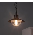 Abruzzo Lampa Wisząca Retro loft Czarna 25cm E27 Forte ABR-RRF-E27