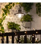 Abruzzo Lampa Wisząca Retro loft Czarna 25cm E27 Forte ABR-RRF-E27