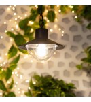 Pendant lamps - Abruzzo Retro loft Pendant Lamp Black 25cm E27 Forte ABR-RRF-E27 - product 7