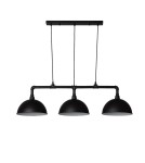 Abruzzo Lampa Wisząca Retro Loft Czarna 100cm 3xE27 Rivia ABR-RRR-3XE27