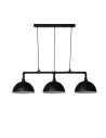 Abruzzo Lampa Wisząca Retro Loft Czarna 100cm 3xE27 Rivia ABR-RRR-3XE27