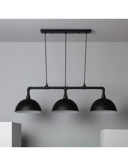 Abruzzo Retro Loft Pendant Lamp Black 100cm 3xE27 Rivia ABR-RRR-3XE27 - product 2