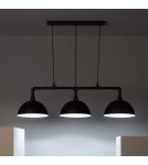 Abruzzo Lampa Wisząca Retro Loft Czarna 100cm 3xE27 Rivia ABR-RRR-3XE27