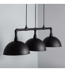 Abruzzo Lampa Wisząca Retro Loft Czarna 100cm 3xE27 Rivia ABR-RRR-3XE27