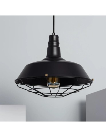 Abruzzo Lampa Wisząca Retro Loft Czarna 36cm E27 Patrone ABR-RRP-C-E27 - produkt 2