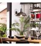 Pendant lamps - Abruzzo Retro Loft Pendant Lamp Black 36cm E27 Patrone ABR-RRP-C-E27 - product 5