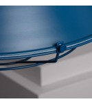 Abruzzo Lampa Wisząca Retro Loft niebieska 36cm E27 Patrone ABR-RRP-N-E27