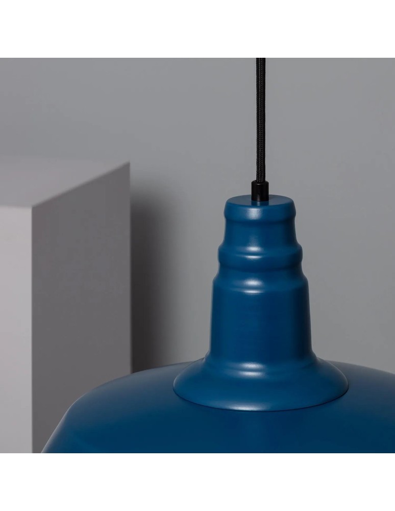 Pendant lamps - Abruzzo Retro Loft Pendant Lamp blue 36cm E27 Patrone ABR-RRP-N-E27 - product kolory-swiatla.pl 6