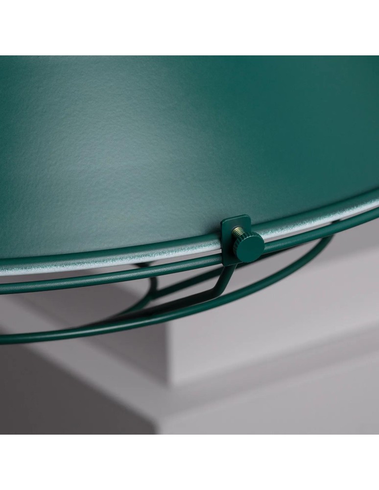 Abruzzo Lampa Wisząca Retro Loft Zielona 36cm E27 Patrone ABR-RRP-Z-E27