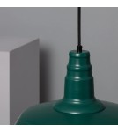 Abruzzo Lampa Wisząca Retro Loft Zielona 36cm E27 Patrone ABR-RRP-Z-E27