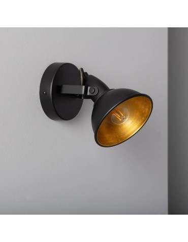 Abruzzo Retro loft wall lamp Black gold E14 Orte ABR-RRO-C-E14 - product 2