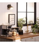 Abruzzo Kinkiet Retro loft Czarno złoty E14 Orte ABR-RRO-C-E14