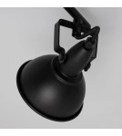 Abruzzo Lampa Sufitowa Retro Loft Czarna 30cm 2xE27 Orte ABR-RRO-C-2XE14