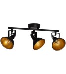 Spotlight ceiling lamps - Abruzzo Retro Loft Ceiling Lamp Black 50cm 3xE27 Orte ABR-RRO-C-3XE14 - product 1