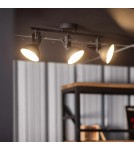 Abruzzo Lampa Sufitowa Retro Loft Czarna 50cm 3xE27 Orte ABR-RRO-C-3XE14