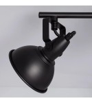 Abruzzo Lampa Sufitowa Retro Loft Czarna 50cm 3xE27 Orte ABR-RRO-C-3XE14