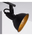 Abruzzo Lampa Sufitowa Retro Loft Czarna 50cm 3xE27 Orte ABR-RRO-C-3XE14