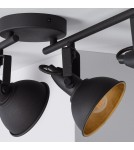 Spotlight ceiling lamps - Abruzzo Retro Loft Ceiling Lamp Black 75cm 4xE27 Orte ABR-RRO-C-4XE14 - product 5