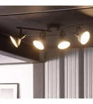 Spotlight ceiling lamps - Abruzzo Retro Loft Ceiling Lamp Black 75cm 4xE27 Orte ABR-RRO-C-4XE14 - product 8